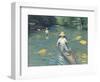 Skiffs, 1877-Gustave Caillebotte-Framed Giclee Print