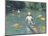 Skiffs, 1877-Gustave Caillebotte-Mounted Giclee Print