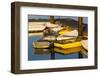 Skiffs at the Dock in Pamet Harbor in Truro, Massachusetts. Cape Cod-Jerry and Marcy Monkman-Framed Photographic Print