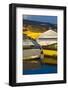 Skiffs at the Dock in Pamet Harbor in Truro, Massachusetts. Cape Cod-Jerry and Marcy Monkman-Framed Photographic Print