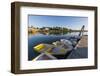 Skiffs at the town docks in Jonesport, Maine.-Jerry & Marcy Monkman-Framed Photographic Print