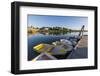 Skiffs at the town docks in Jonesport, Maine.-Jerry & Marcy Monkman-Framed Photographic Print