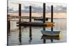 Skiffs Next to the Commercial Fishing Pier in Chatham, Massachusetts. Cape Cod-Jerry and Marcy Monkman-Stretched Canvas