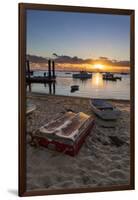 Skiffs Next to the Commercial Fishing Pier in Chatham, Massachusetts. Cape Cod-Jerry and Marcy Monkman-Framed Photographic Print