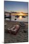 Skiffs Next to the Commercial Fishing Pier in Chatham, Massachusetts. Cape Cod-Jerry and Marcy Monkman-Mounted Photographic Print