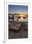 Skiffs Next to the Commercial Fishing Pier in Chatham, Massachusetts. Cape Cod-Jerry and Marcy Monkman-Framed Premium Photographic Print