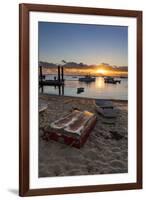 Skiffs Next to the Commercial Fishing Pier in Chatham, Massachusetts. Cape Cod-Jerry and Marcy Monkman-Framed Premium Photographic Print