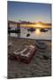 Skiffs Next to the Commercial Fishing Pier in Chatham, Massachusetts. Cape Cod-Jerry and Marcy Monkman-Mounted Premium Photographic Print