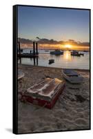 Skiffs Next to the Commercial Fishing Pier in Chatham, Massachusetts. Cape Cod-Jerry and Marcy Monkman-Framed Stretched Canvas