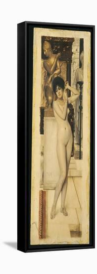 Skigge Und Eingelstudie Fur Die Allegorie Der Skulptor, 1890-Gustav Klimt-Framed Stretched Canvas