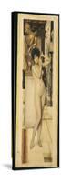 Skigge Und Eingelstudie Fur Die Allegorie Der Skulptor, 1890-Gustav Klimt-Stretched Canvas