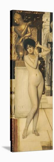 Skigge Und Eingelstudie Fur Die Allegorie Der Skulptur, 1890-Gustav Klimt-Stretched Canvas
