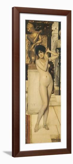 Skigge Und Eingelstudie Fur Die Allegorie Der Skulptur, 1890-Gustav Klimt-Framed Giclee Print