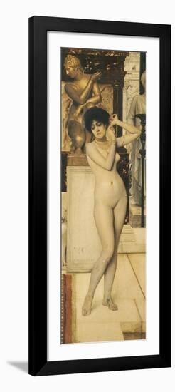 Skigge Und Eingelstudie Fur Die Allegorie Der Skulptur, 1890-Gustav Klimt-Framed Premium Giclee Print