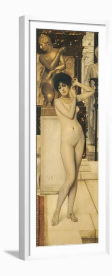 Skigge Und Eingelstudie Fur Die Allegorie Der Skulptur, 1890-Gustav Klimt-Framed Premium Giclee Print