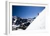 Skiing A Backcountry Line In Glacier National Park-Jay Goodrich-Framed Photographic Print