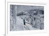 Skiing Amongst Ghost Trees Grand Targhee Ski Resort, Wyoming (MR)-Howie Garber-Framed Photographic Print