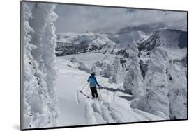 Skiing Amongst Ghost Trees Grand Targhee Ski Resort, Wyoming (MR)-Howie Garber-Mounted Photographic Print