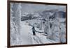 Skiing Amongst Ghost Trees Grand Targhee Ski Resort, Wyoming (MR)-Howie Garber-Framed Premium Photographic Print