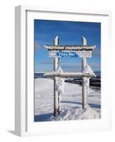 Skiing Area of Ylläs-pljvv-Framed Photographic Print