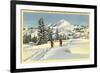 Skiing at Brighton, Utah-null-Framed Premium Giclee Print