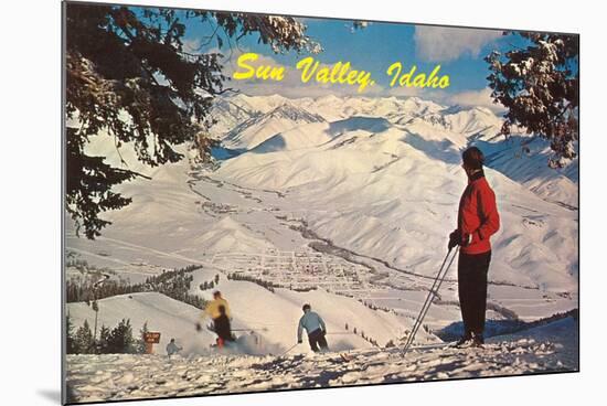 Skiing at Sun Valley, Idaho-null-Mounted Art Print