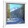 Skiing, Beauregard La Clusaz, 2012-Andrew Macara-Framed Giclee Print