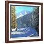 Skiing, Beauregard La Clusaz, 2012-Andrew Macara-Framed Giclee Print