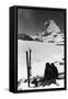 Skiing Break-null-Framed Stretched Canvas