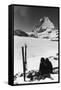 Skiing Break-null-Framed Stretched Canvas