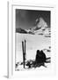 Skiing Break-null-Framed Photographic Print