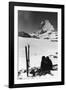 Skiing Break-null-Framed Photographic Print