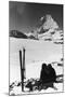 Skiing Break-null-Mounted Photographic Print