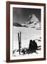 Skiing Break-null-Framed Photographic Print