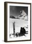 Skiing Break-null-Framed Photographic Print