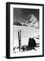 Skiing Break-null-Framed Photographic Print