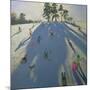 Skiing, Calke Abbey, Derby-Andrew Macara-Mounted Giclee Print