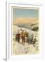 Skiing, Cannon Mountain, New Hampshire-null-Framed Art Print