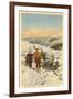 Skiing, Cannon Mountain, New Hampshire-null-Framed Art Print