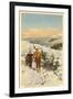 Skiing, Cannon Mountain, New Hampshire-null-Framed Art Print