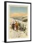 Skiing, Cannon Mountain, New Hampshire-null-Framed Art Print