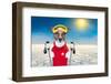 Skiing Dog-Javier Brosch-Framed Photographic Print