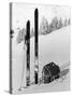 Skiing Equipment-null-Stretched Canvas