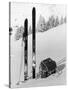 Skiing Equipment-null-Stretched Canvas