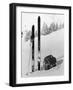 Skiing Equipment-null-Framed Premium Photographic Print