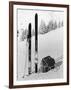 Skiing Equipment-null-Framed Photographic Print