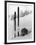 Skiing Equipment-null-Framed Photographic Print