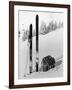 Skiing Equipment-null-Framed Photographic Print