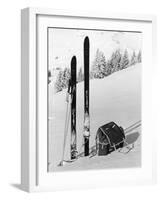 Skiing Equipment-null-Framed Photographic Print