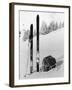 Skiing Equipment-null-Framed Photographic Print